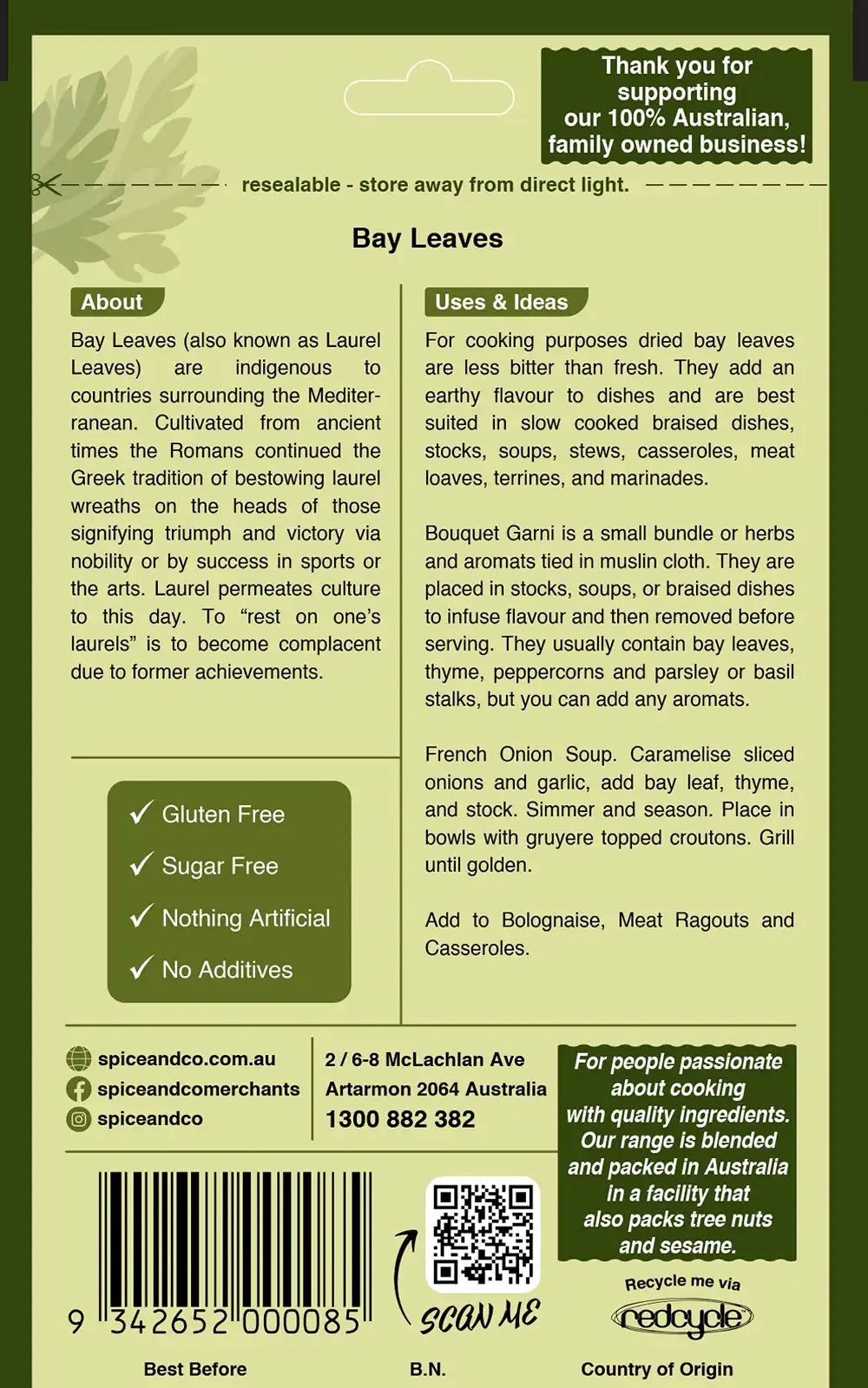 Bay Leaves 8 g