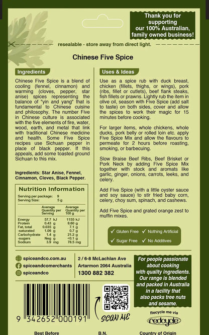 Chinese Five Spice Mix 55g