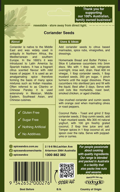 Coriander Seeds 40g