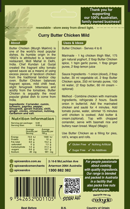 Curry Butter Chicken 45g