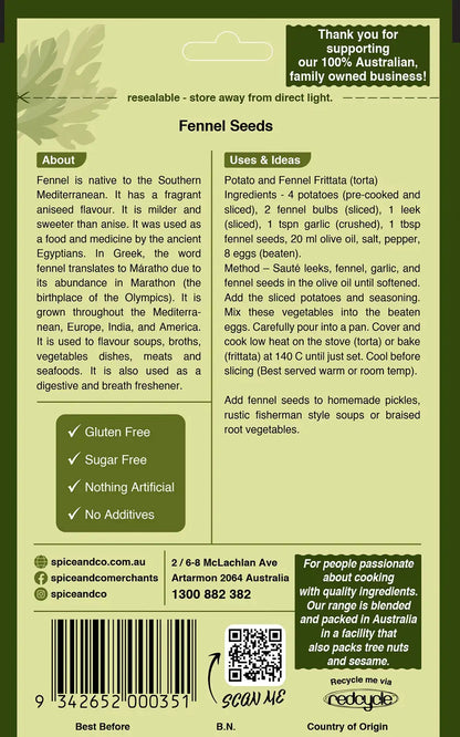Fennel Seeds 60g