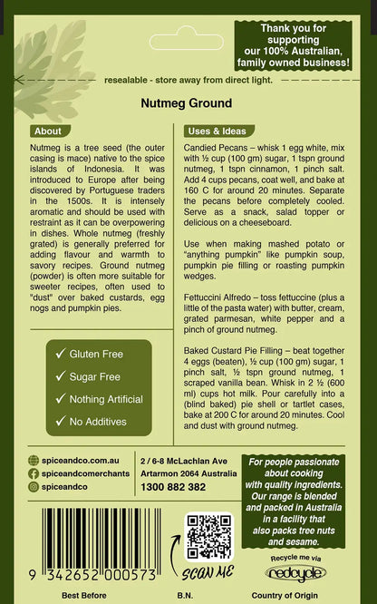 Nutmeg - Ground 40g