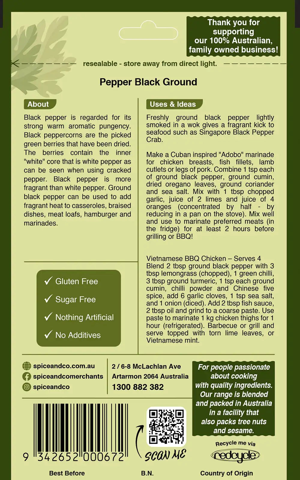 Pepper - Black Ground 55g